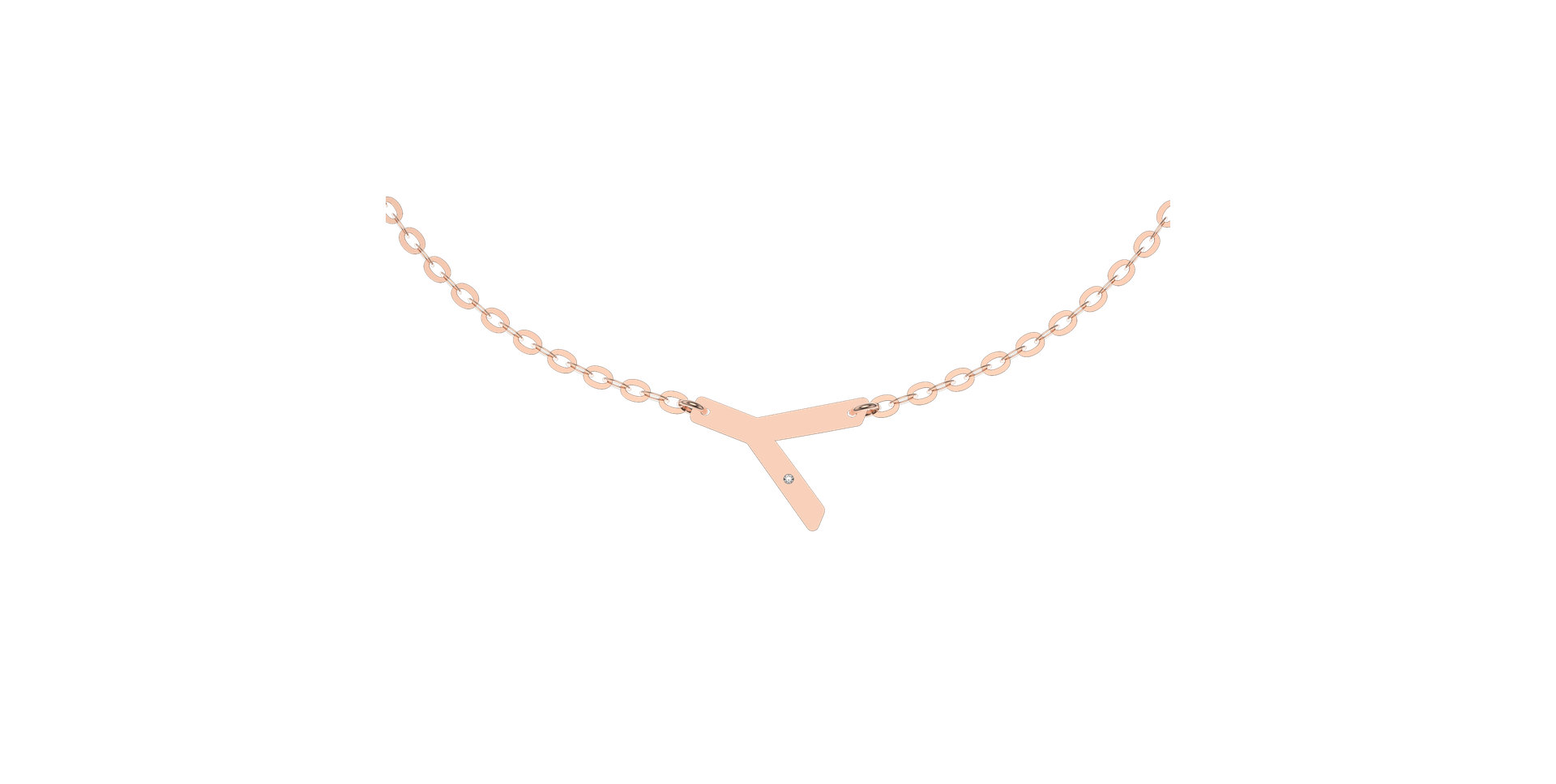 Náramok s diamantom Big Line Y