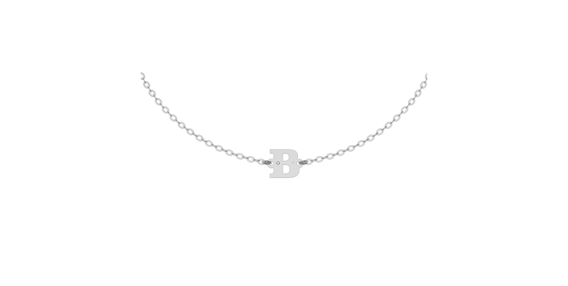 Náramok s diamantom Classic Big B