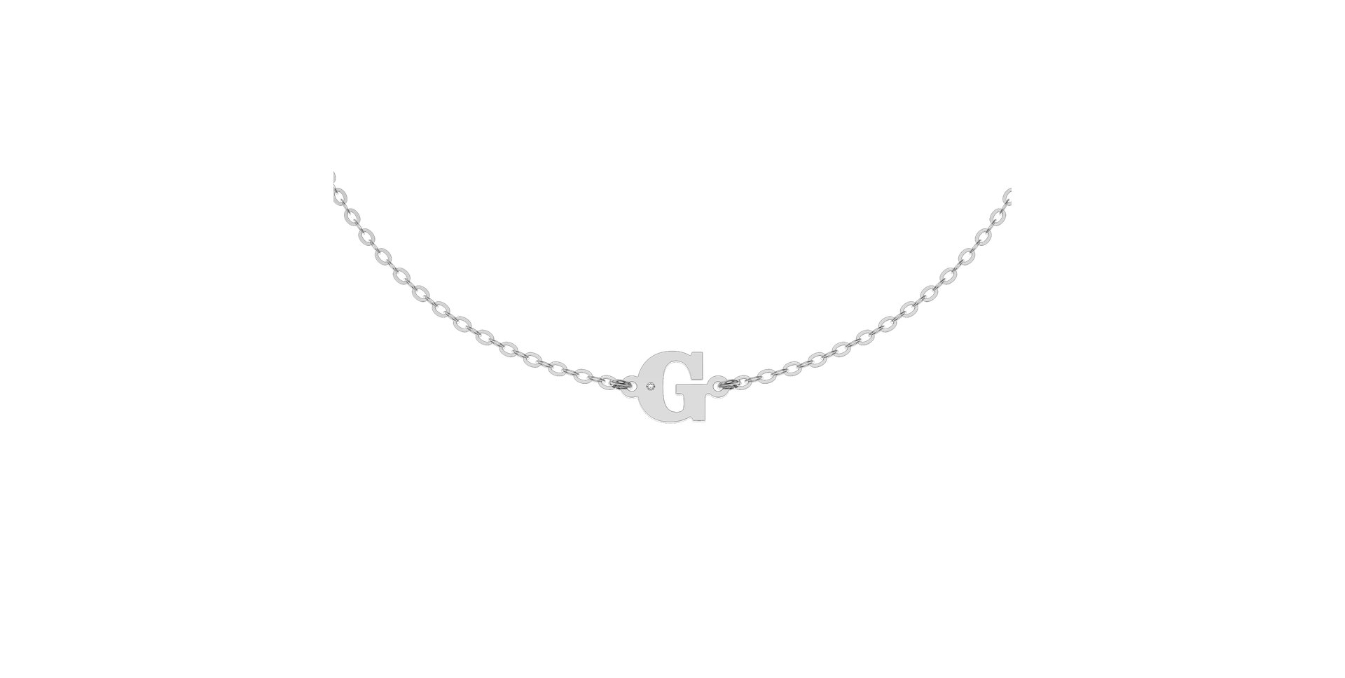 Náramok s diamantom Classic Big G