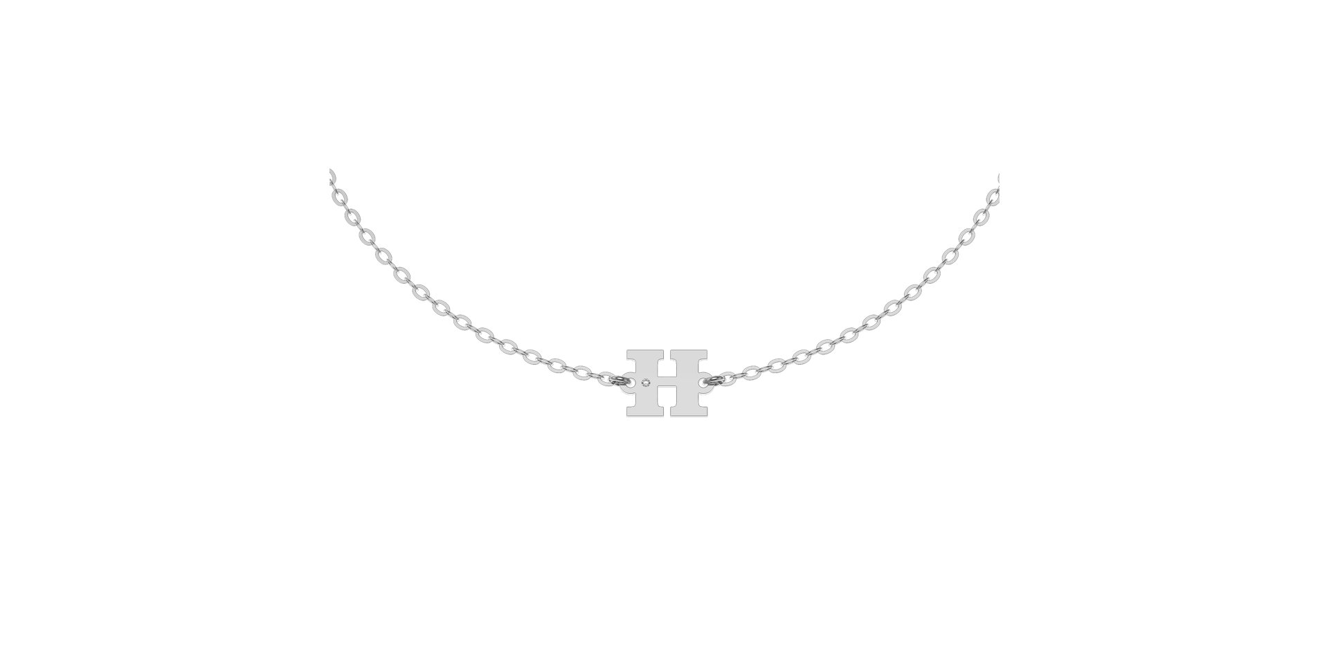 Náramok s diamantom Classic Big H