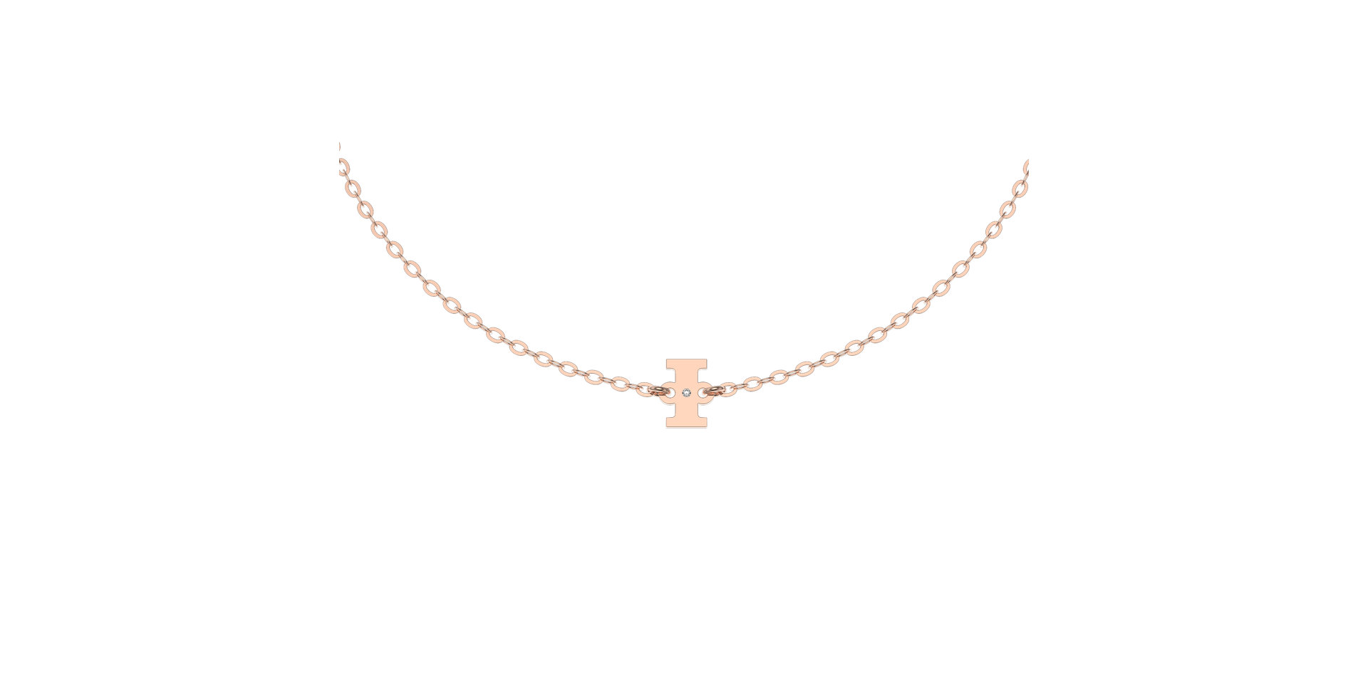 Náramok s diamantom Classic Big I