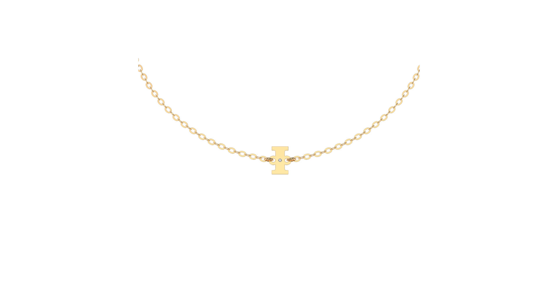 Náramok s diamantom Classic Big I