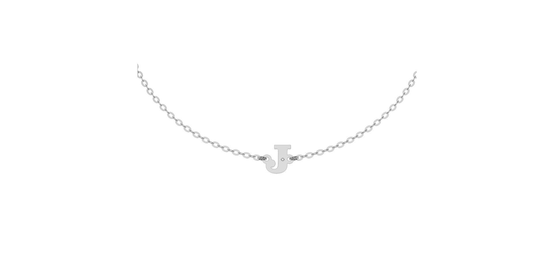 Náramok s diamantom Classic Big J