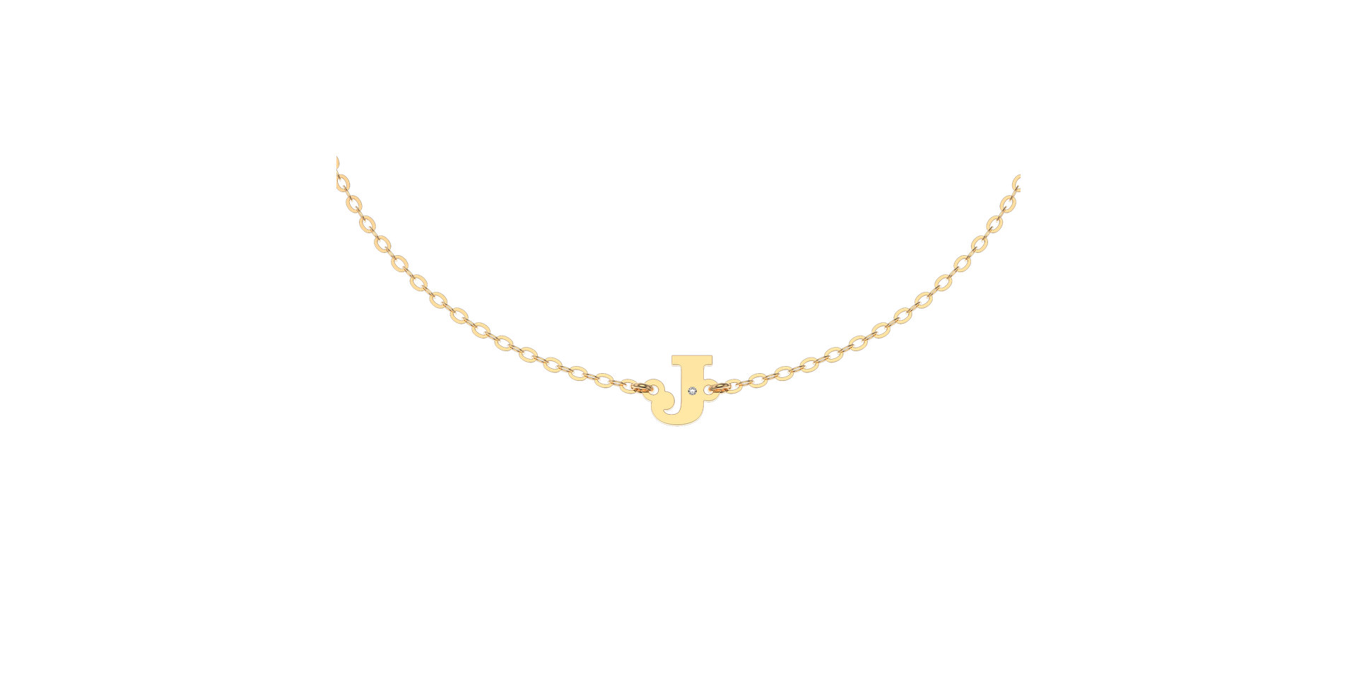 Náramok s diamantom Classic Big J