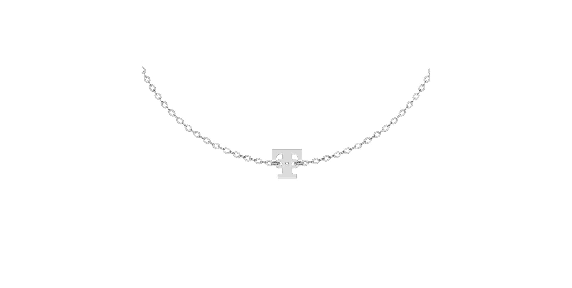 Náramok s diamantom Classic Big T