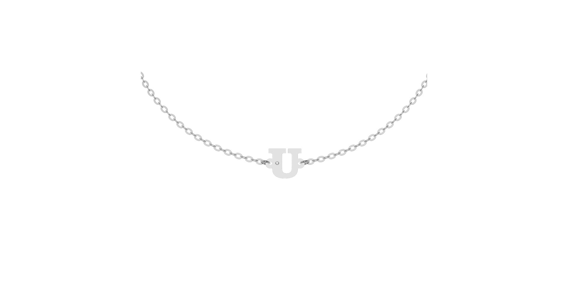 Náramok s diamantom Classic Big U