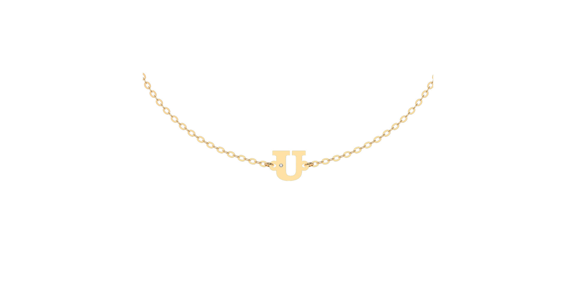 Náramok s diamantom Classic Big U