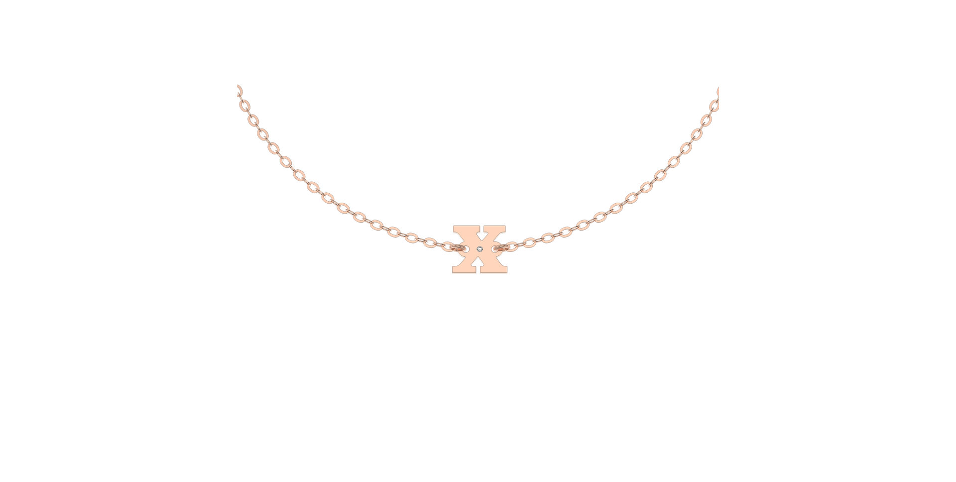 Náramok s diamantom Classic Big X