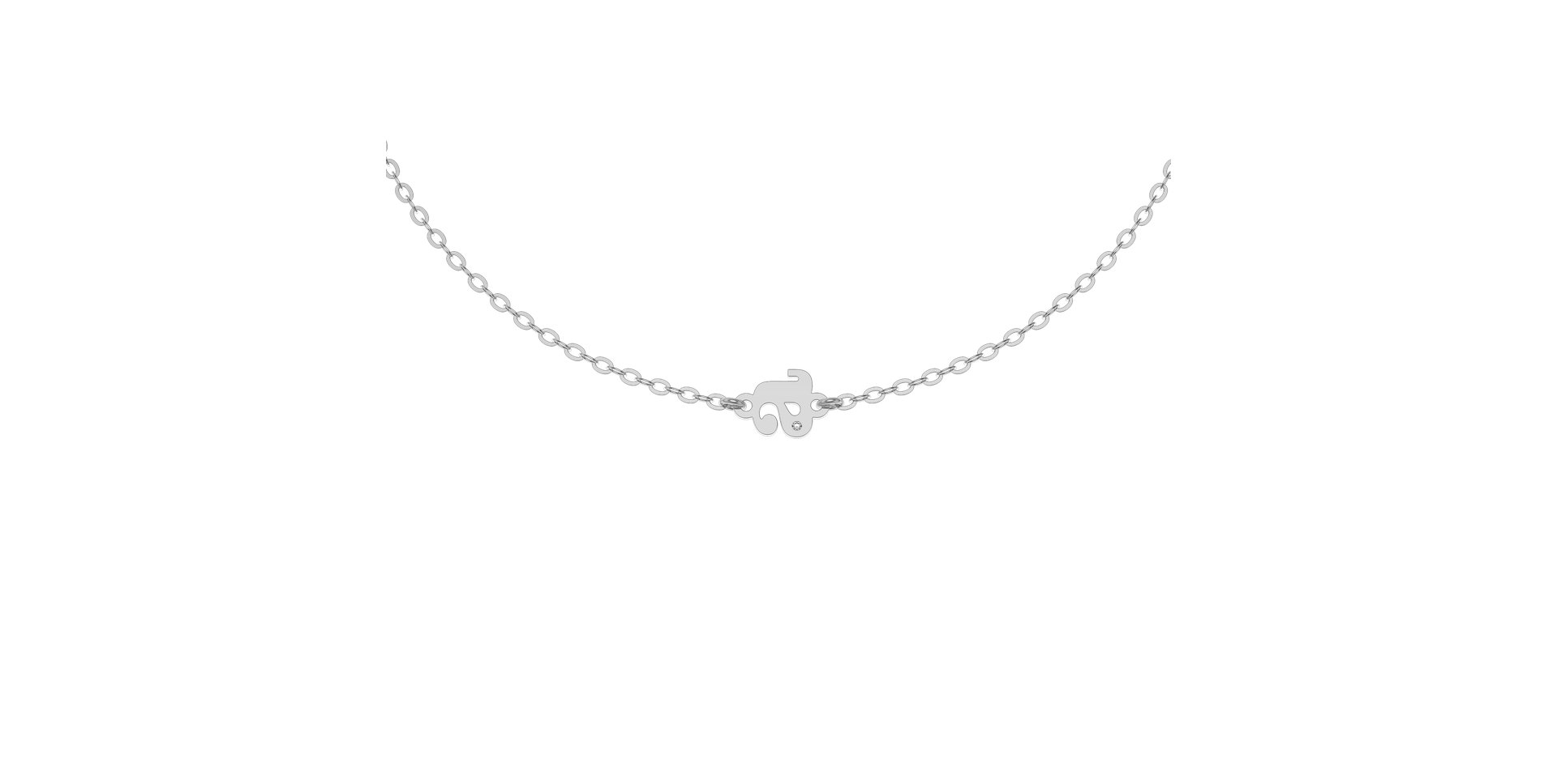 Náramok s diamantom Classic Little A