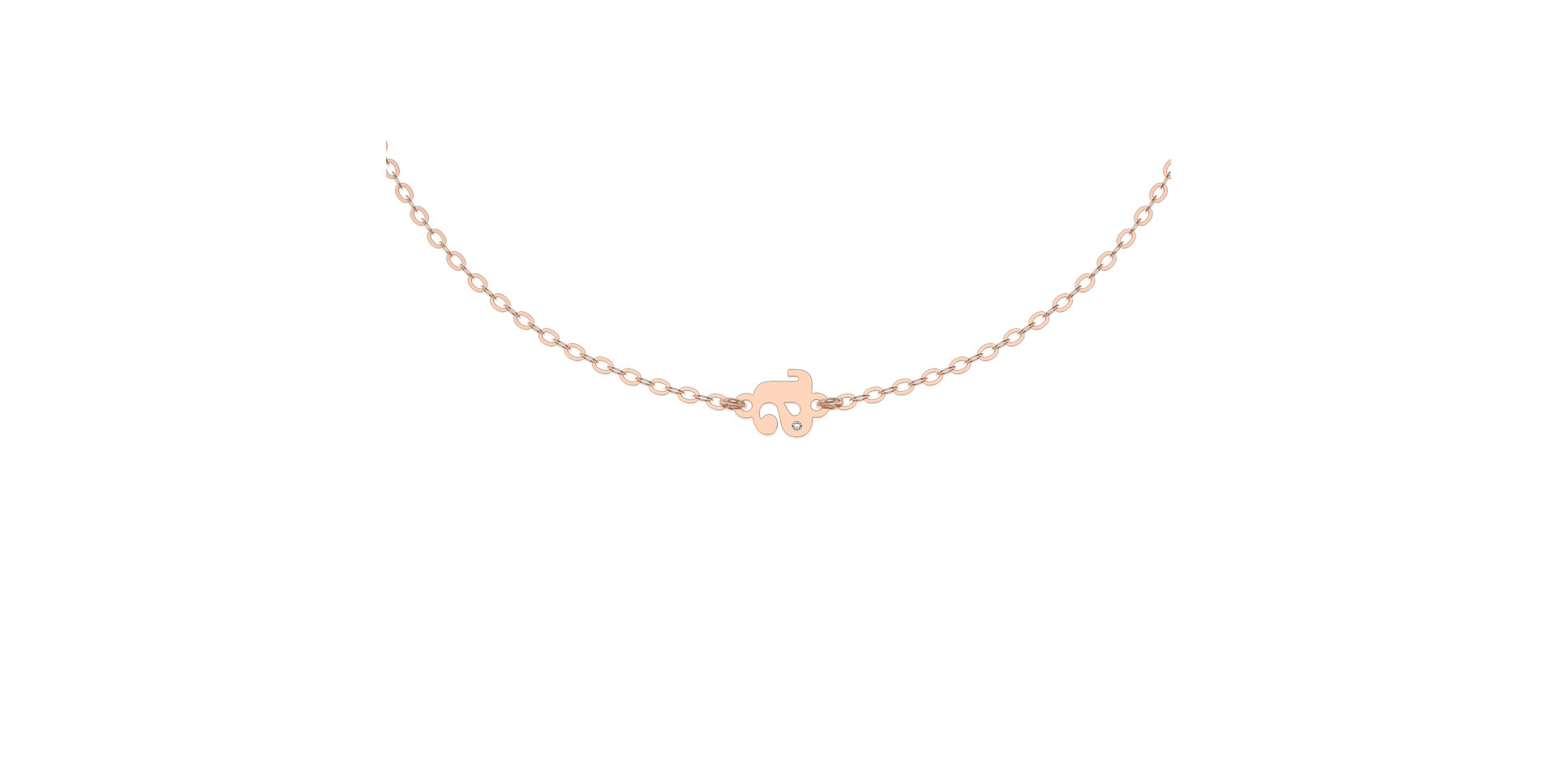 Náramok s diamantom Classic Little A