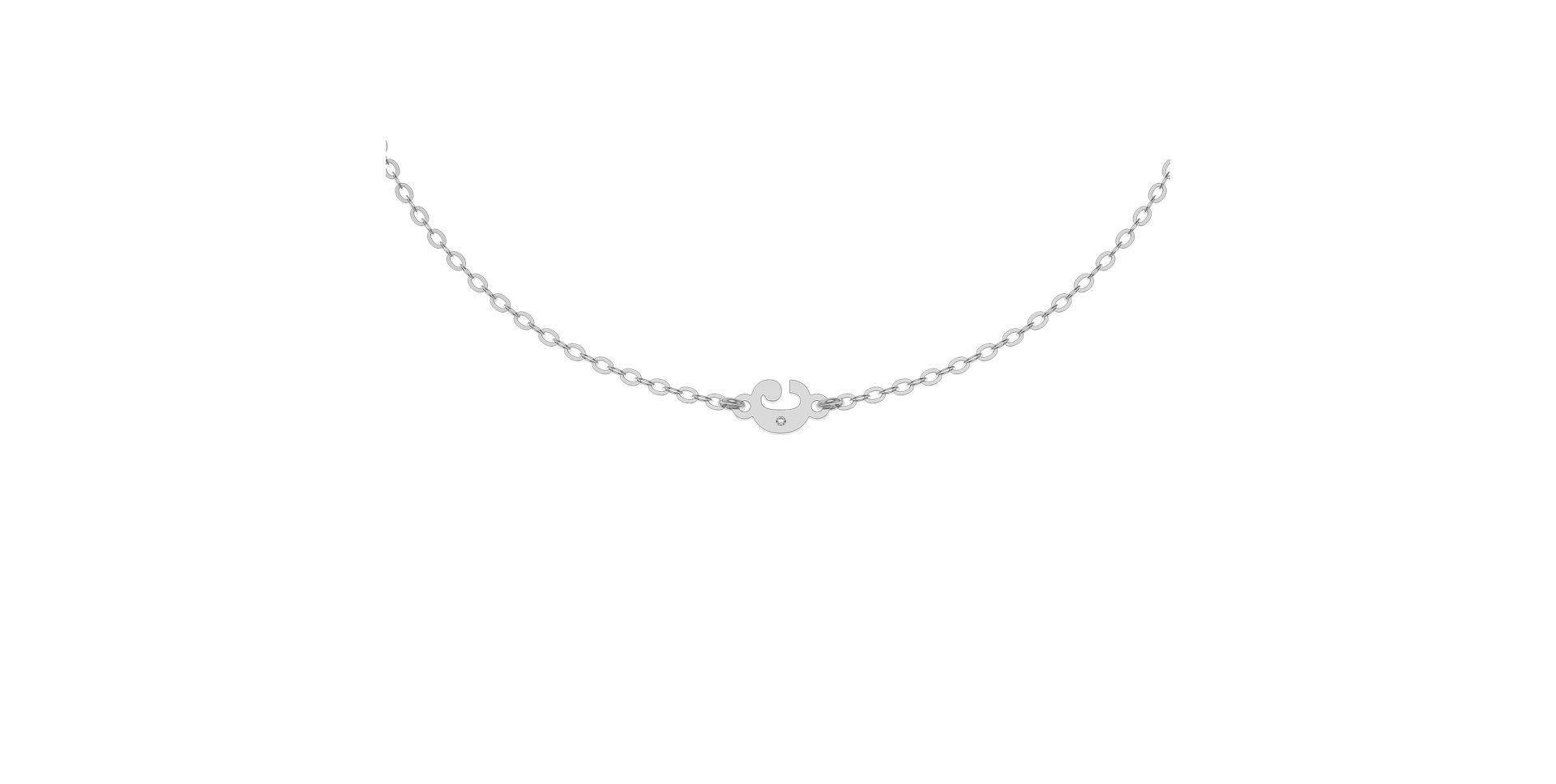 Náramok s diamantom Classic Little C