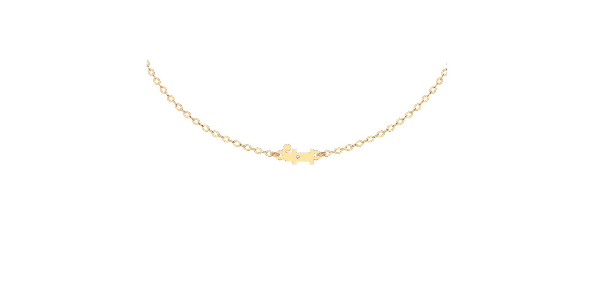 Náramok s diamantom Classic Little F