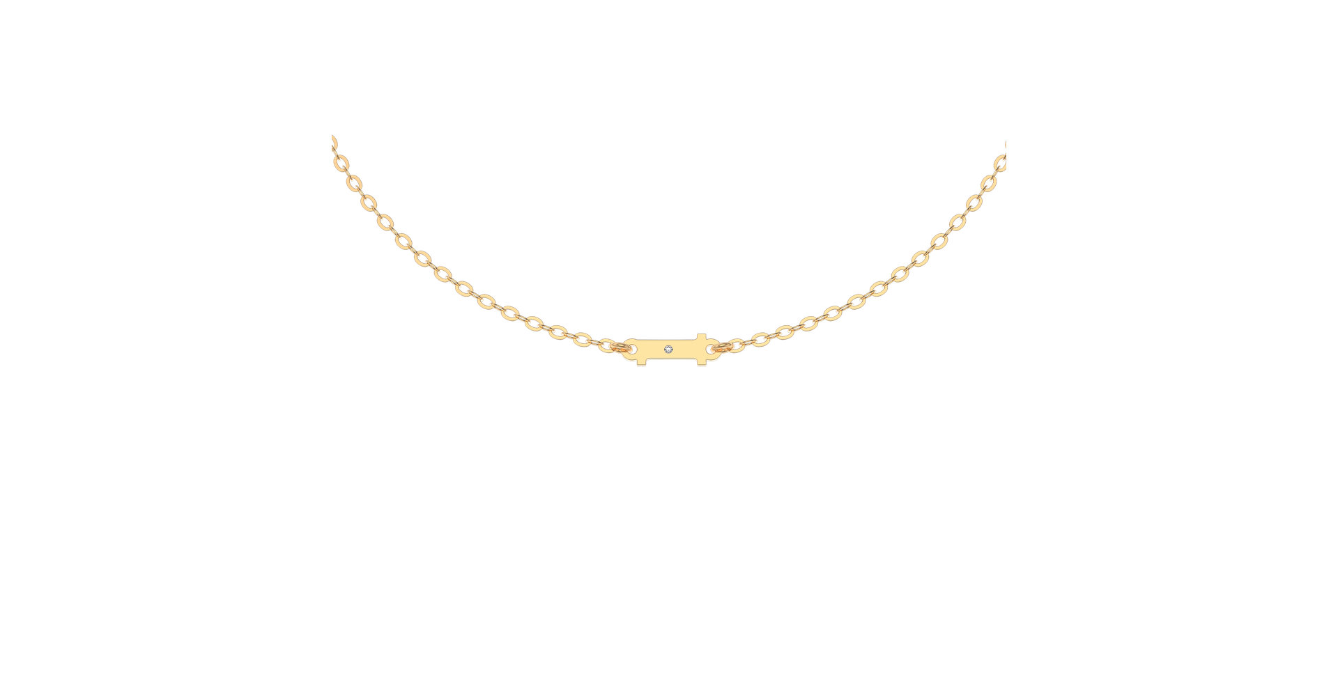 Náramok s diamantom Classic Little L