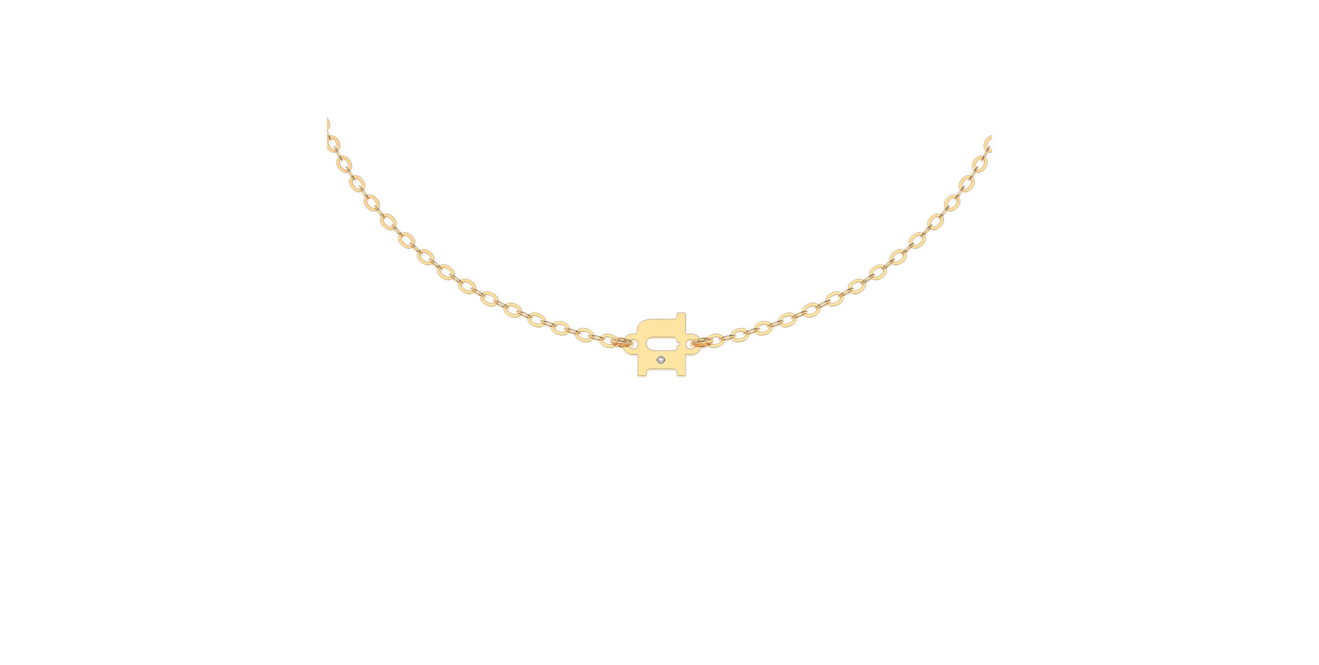 Náramok s diamantom Classic Little N