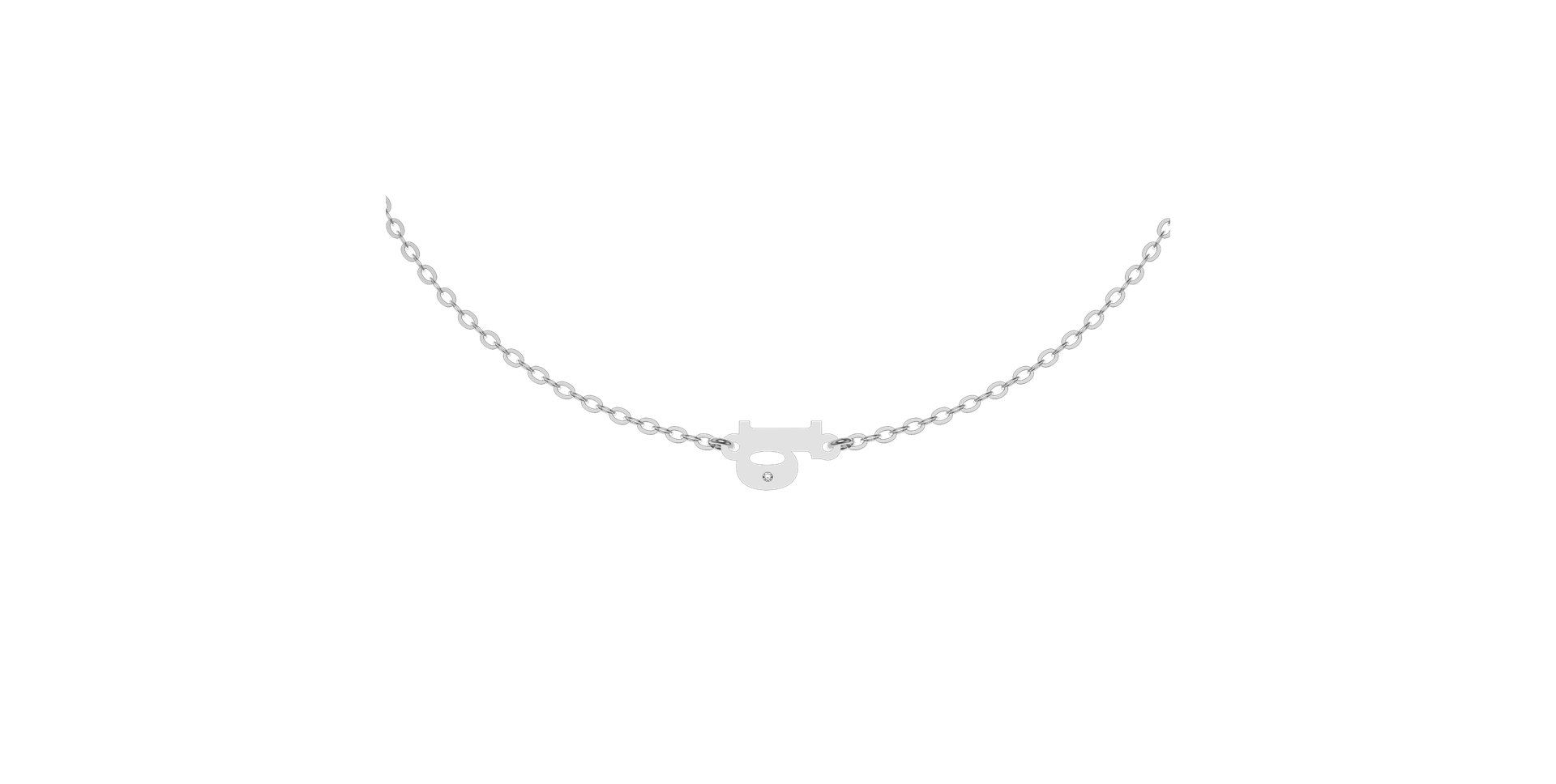 Náramok s diamantom Classic Little Q