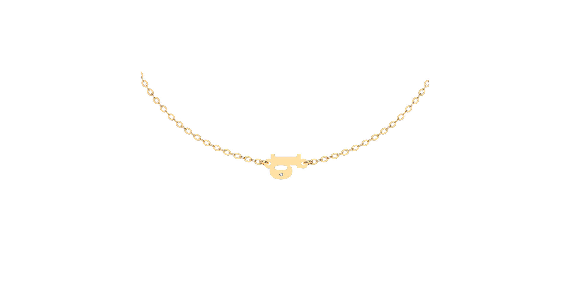 Náramok s diamantom Classic Little Q