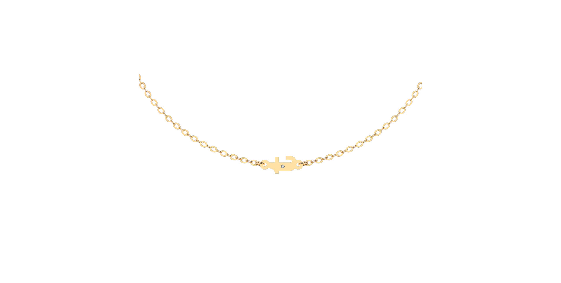 Náramok s diamantom Classic Little T