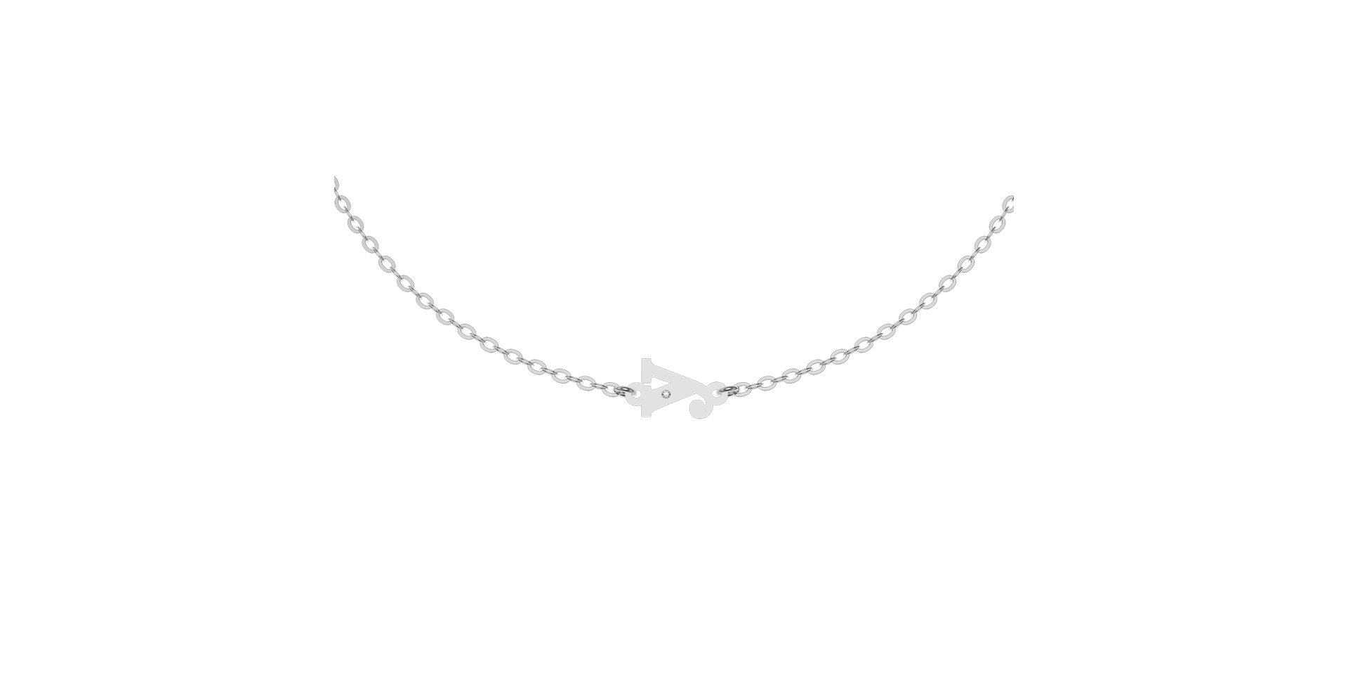 Náramok s diamantom Classic Little Y