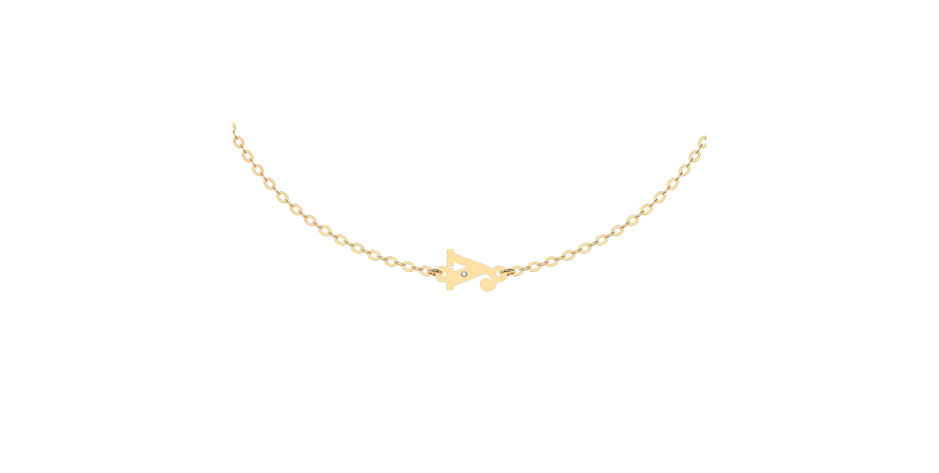 Náramok s diamantom Classic Little Y