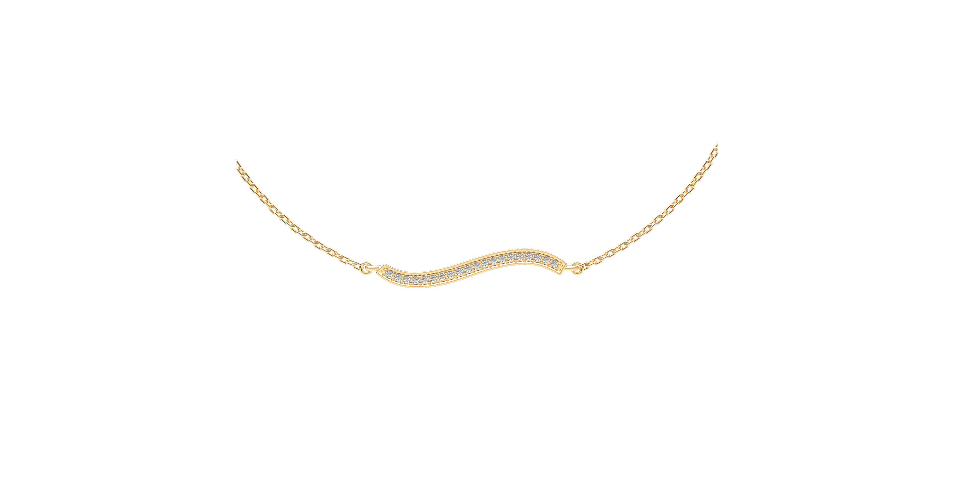Náramok s diamantmi Wave
