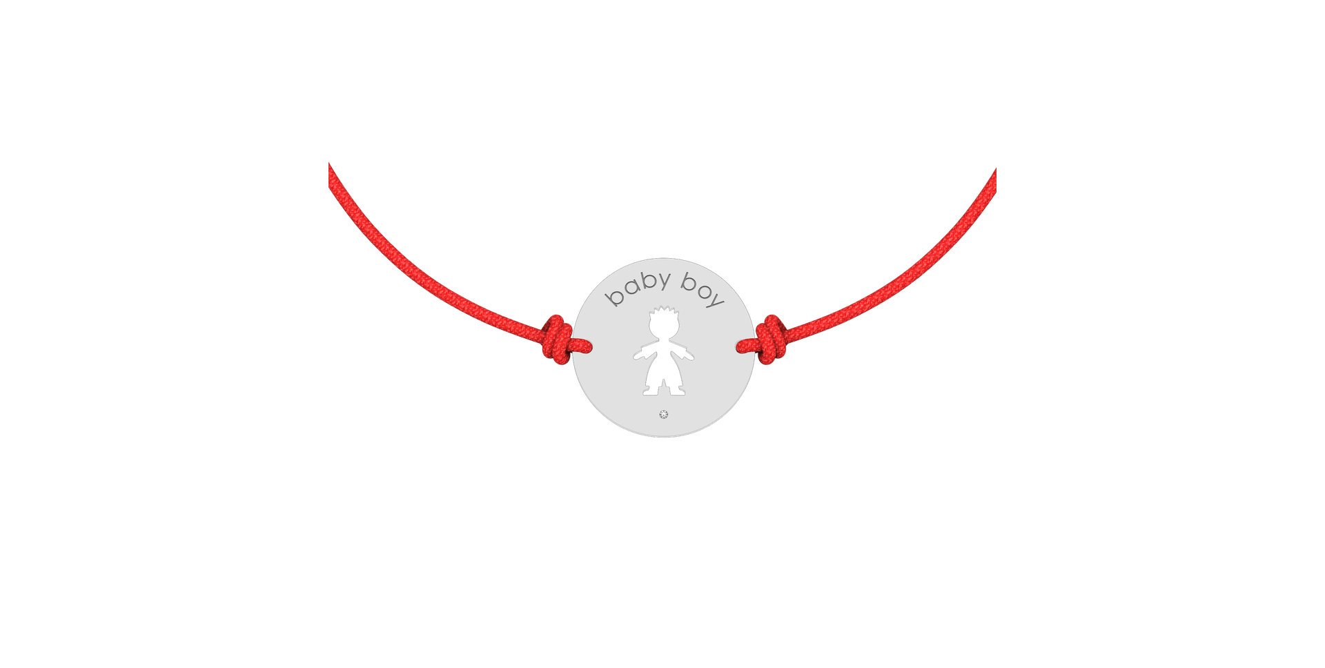 Náramok s diamantom Baby Boy