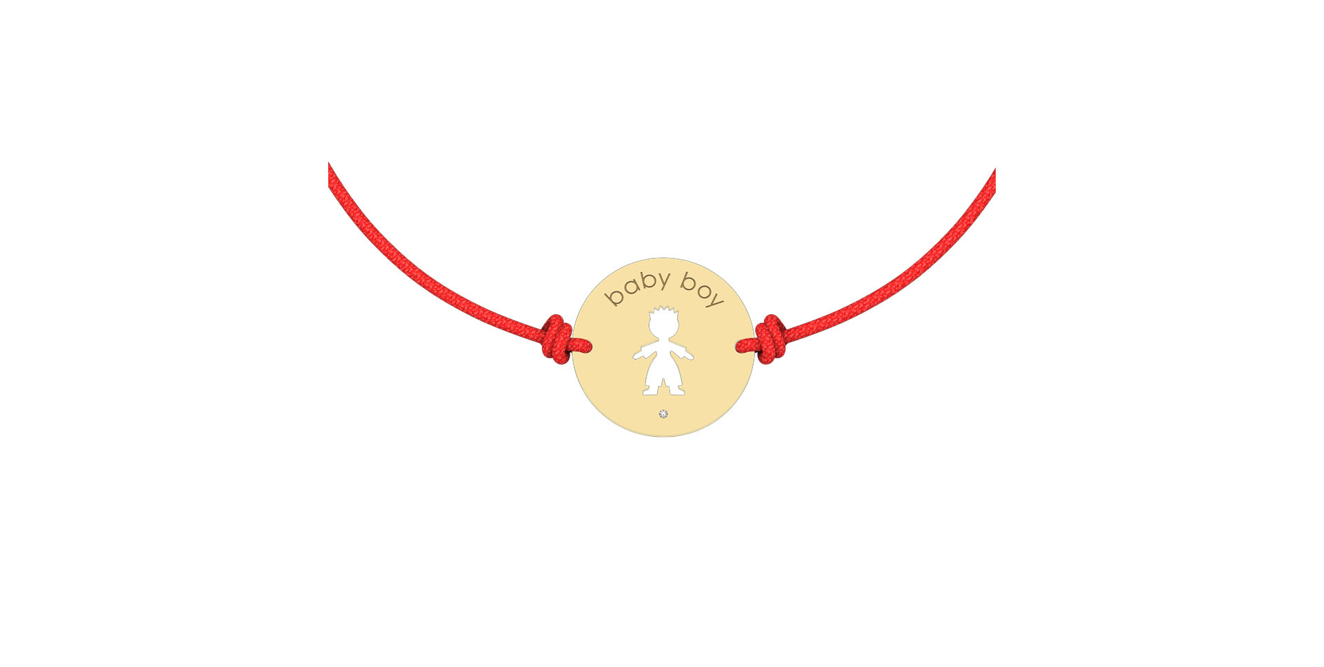 Náramok s diamantom Baby Boy