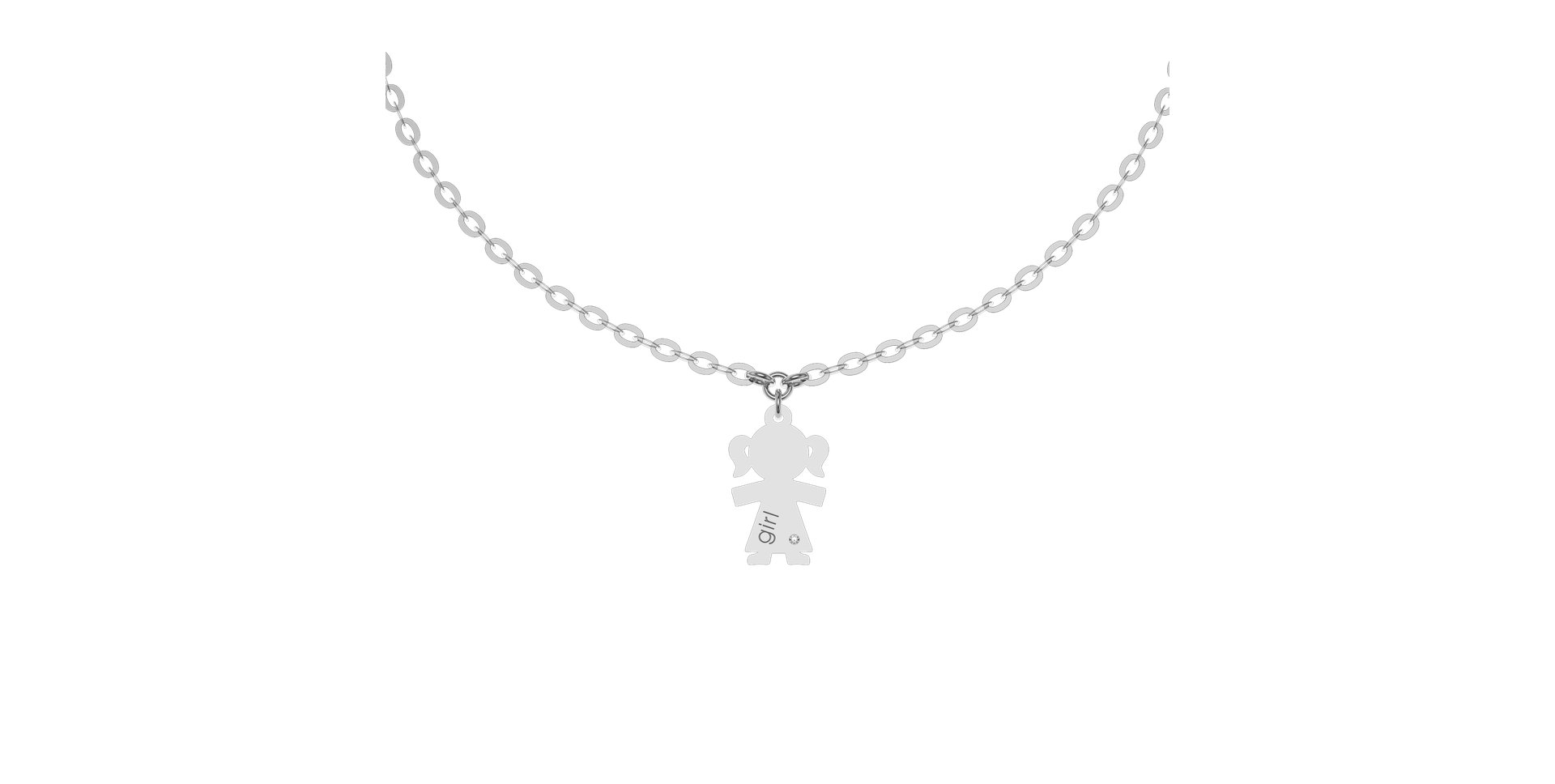 Náramok s diamantom Girl