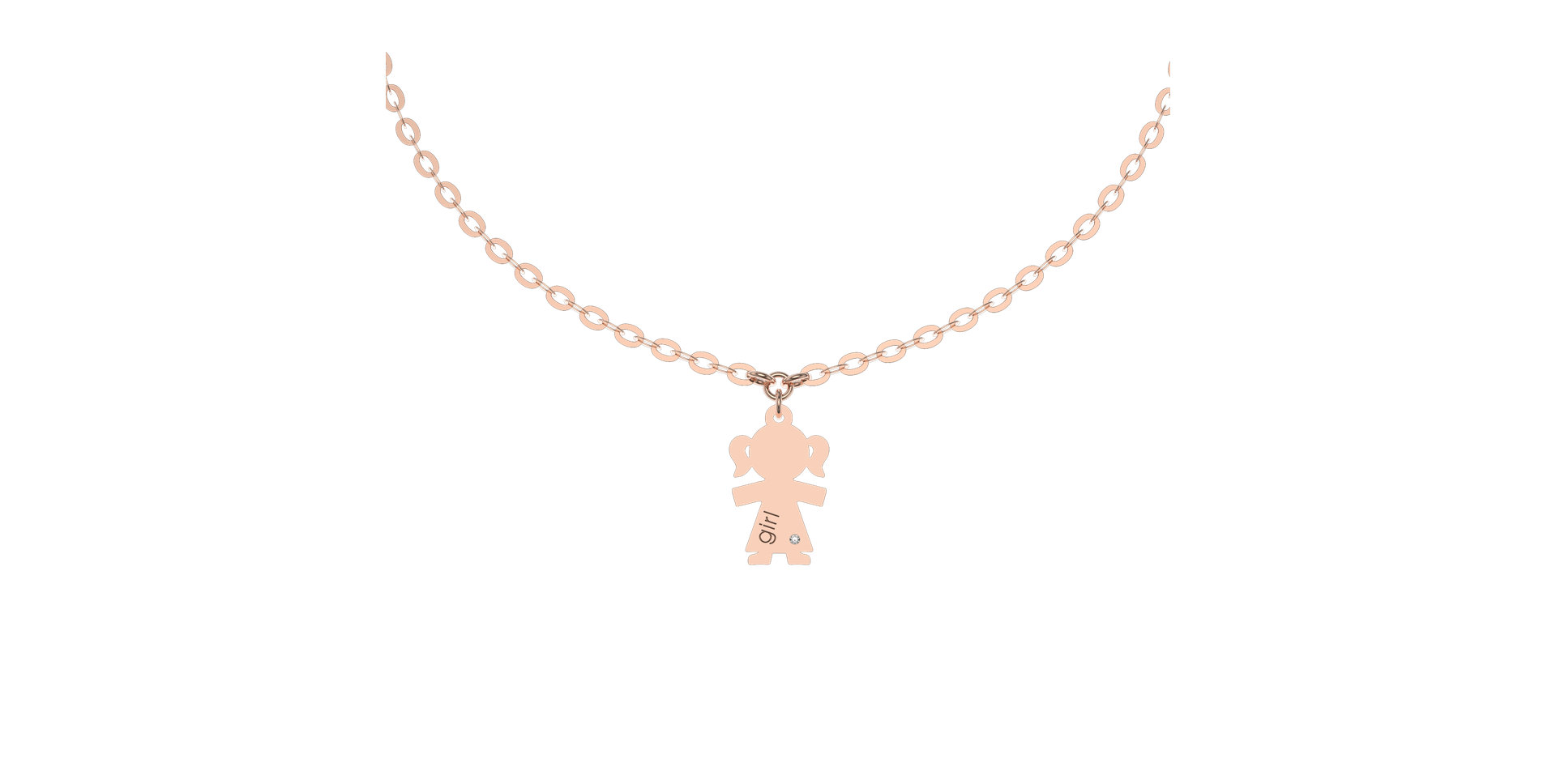 Náramok s diamantom Girl