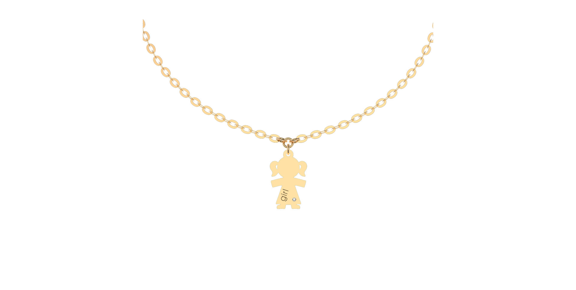 Náramok s diamantom Girl