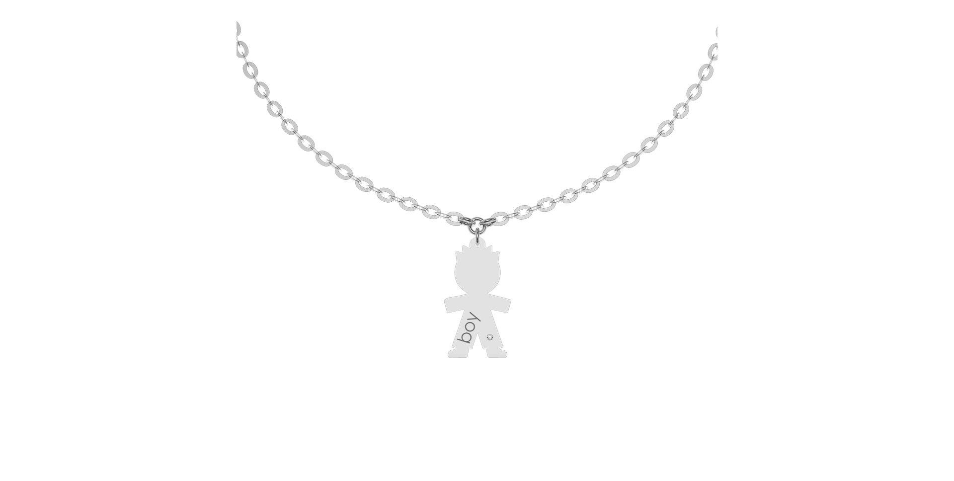 Náramok s diamantom Boy