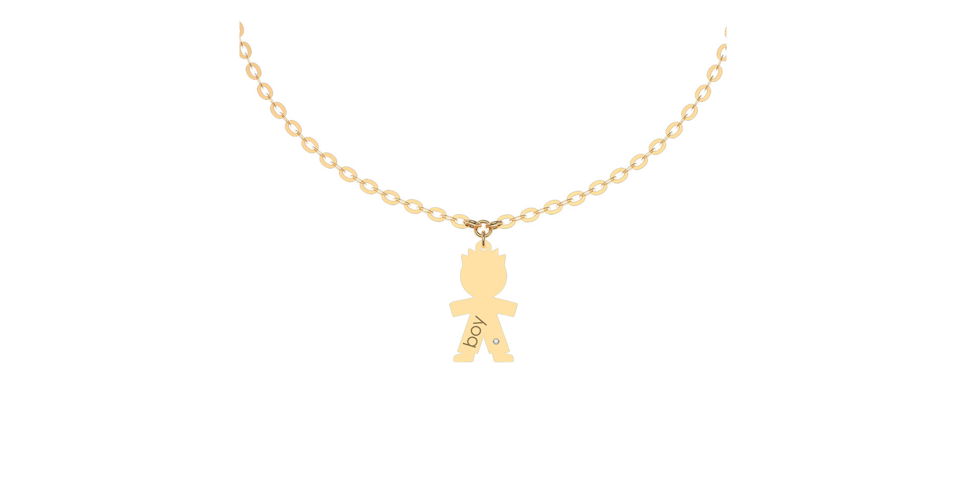 Náramok s diamantom Boy