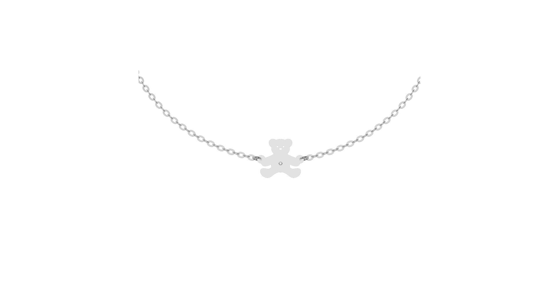 Náramok s diamantom Teddy