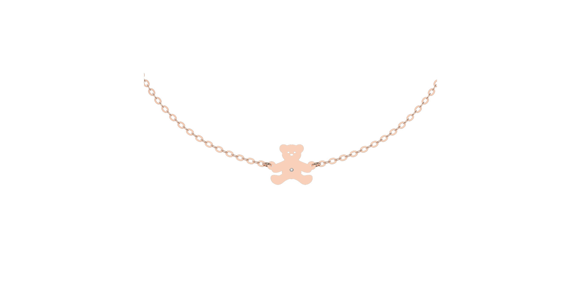 Náramok s diamantom Teddy