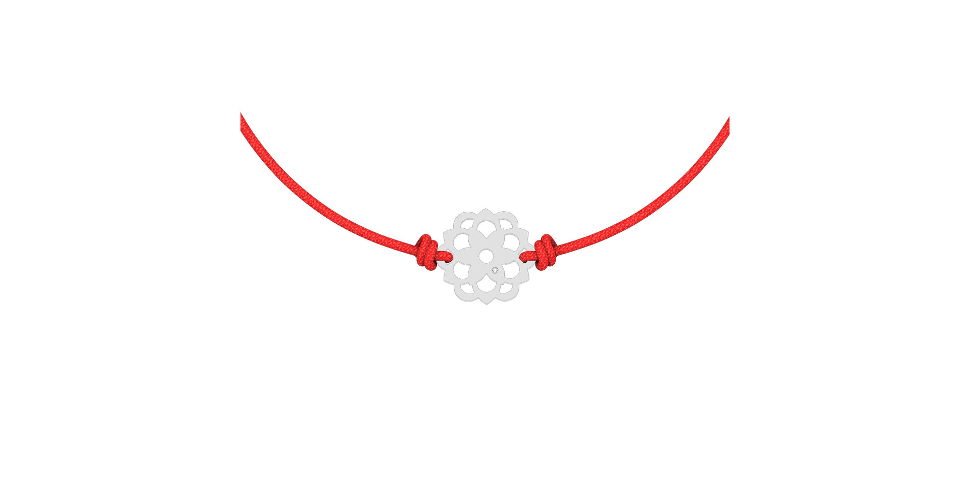 Diamantový náramok so šnúrkou Blossom