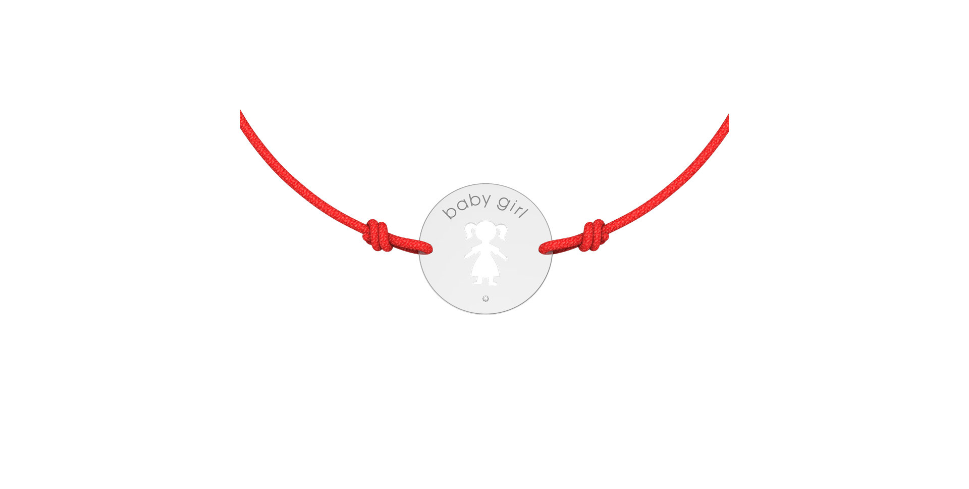 Náramok s diamantom Baby Girl