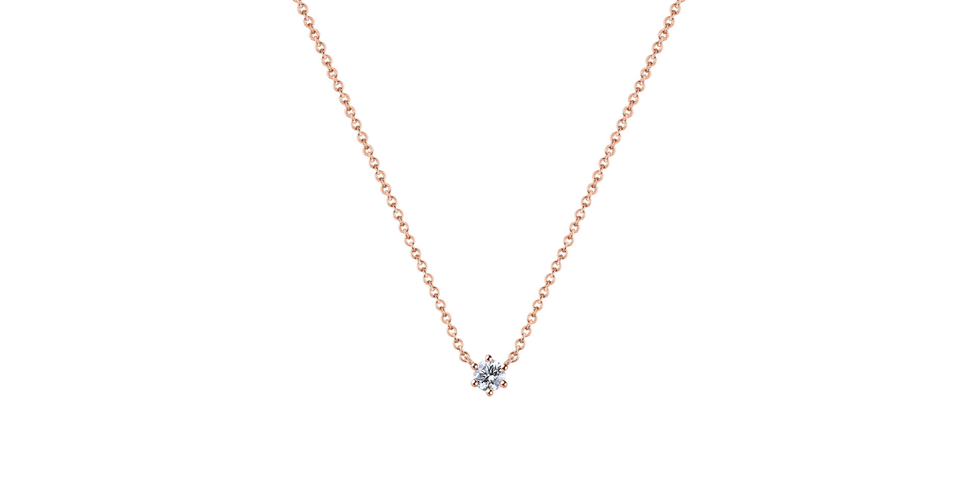 Náhrdelník s diamantom Essential Shine