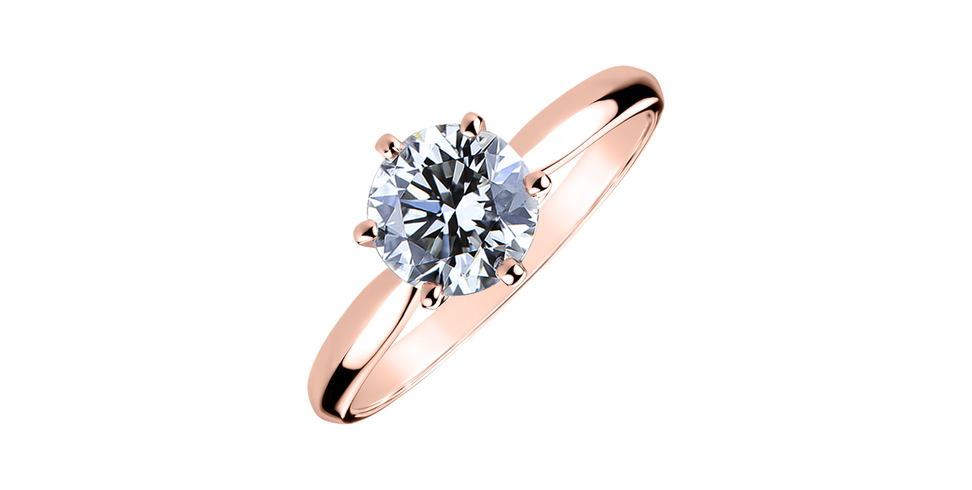 Prsteň s diamantom Eternal Joy