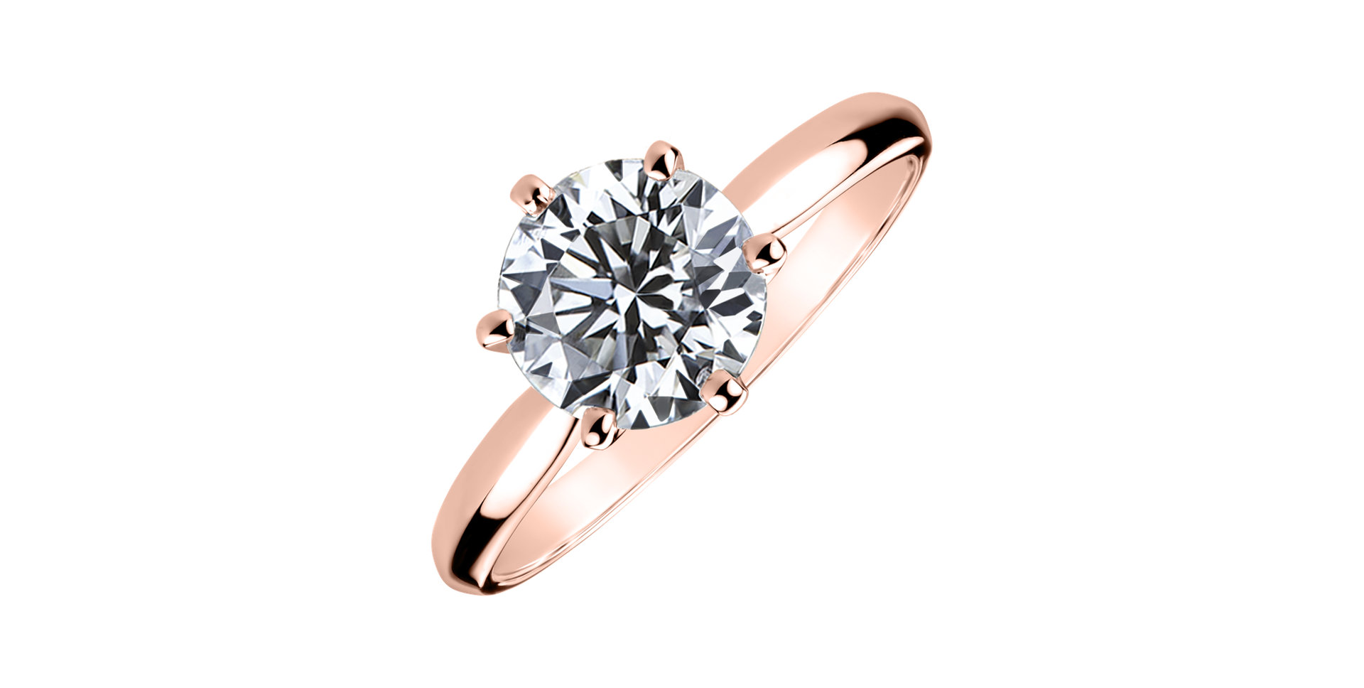 Prsteň s diamantom Eternal Joy