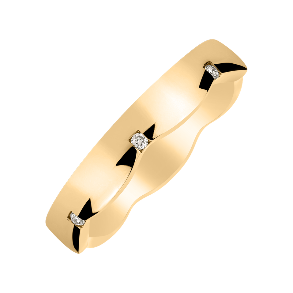 Prsteň s diamantmi Royal Crown