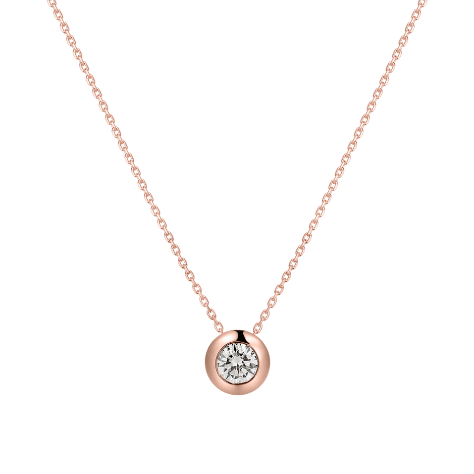 Náhrdelník s diamantom Sparkling Dots