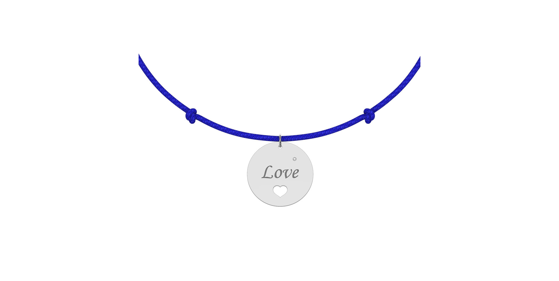 Diamantový náramok so šnúrkou Love Magical