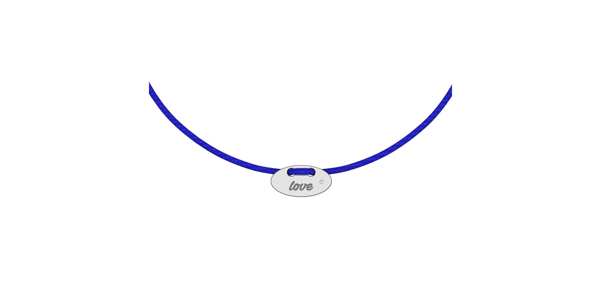 Diamantový náramok so šnúrkou Mini Stamp