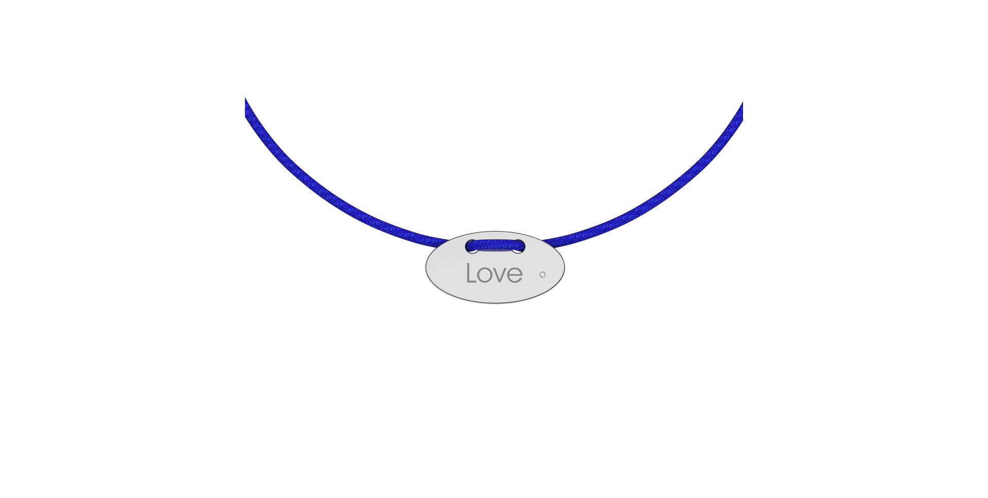 Diamantový náramok so šnúrkou Stamp