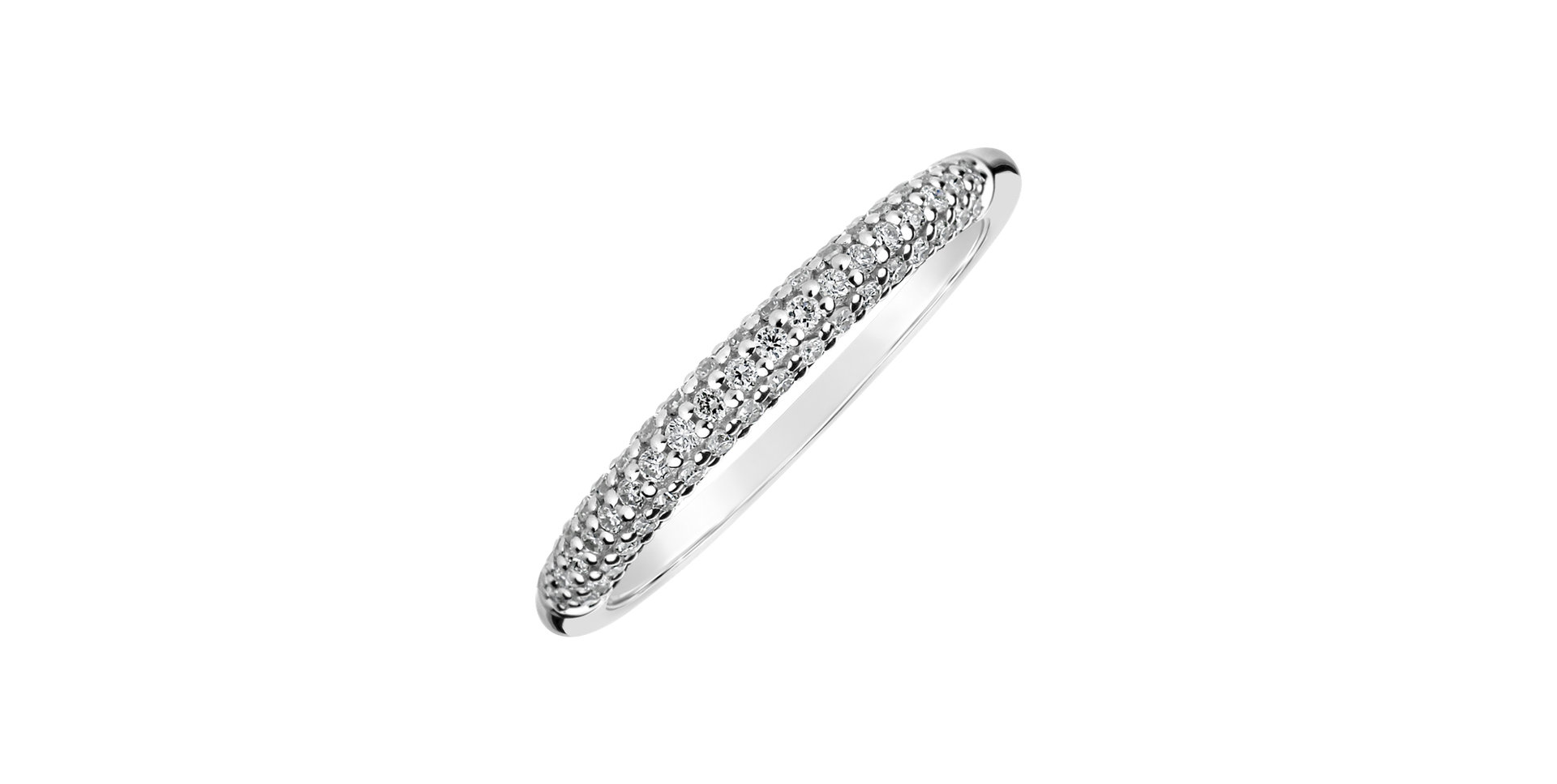 Prsteň s diamantmi Shiny Storm