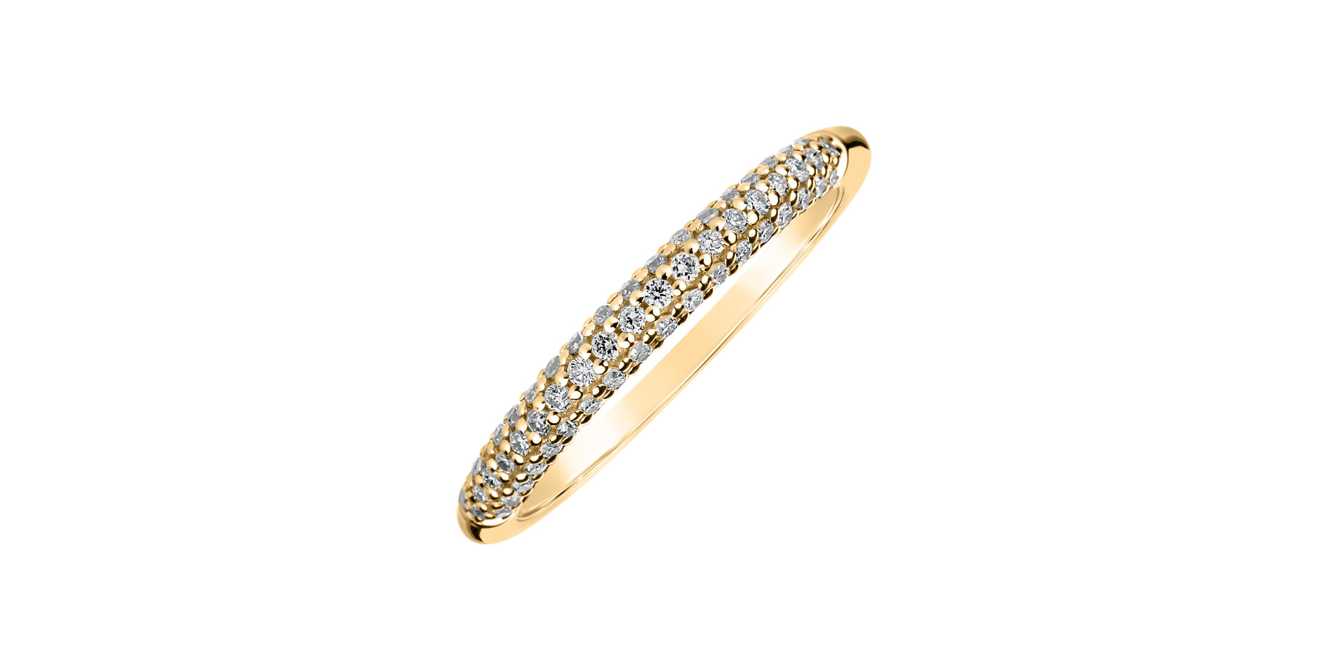 Prsteň s diamantmi Shiny Storm