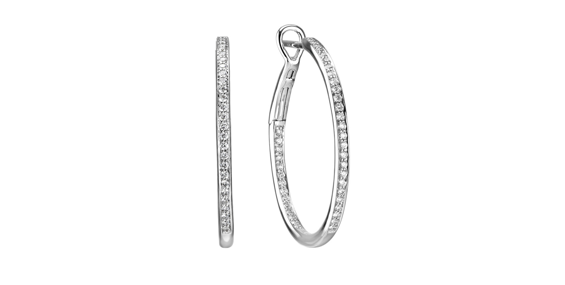 Náušnice s diamantmi Shiny Goddess