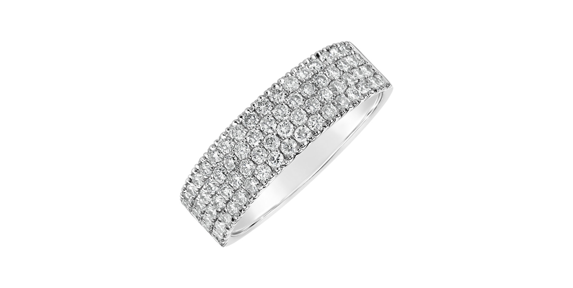 Prsteň s diamantmi Shiny Eternity