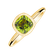 Prsteň s peridotom Space Bonbon2