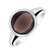 Prsteň so smoky quartzom Bonbon2