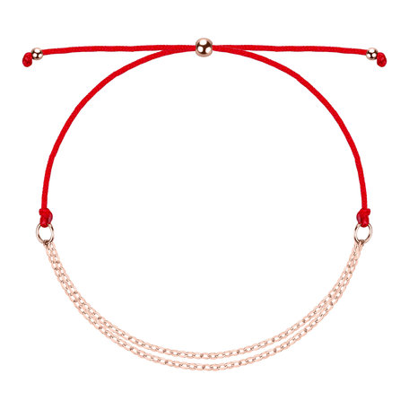 Dámsky náramok so šnúrkou Sparkling Chain